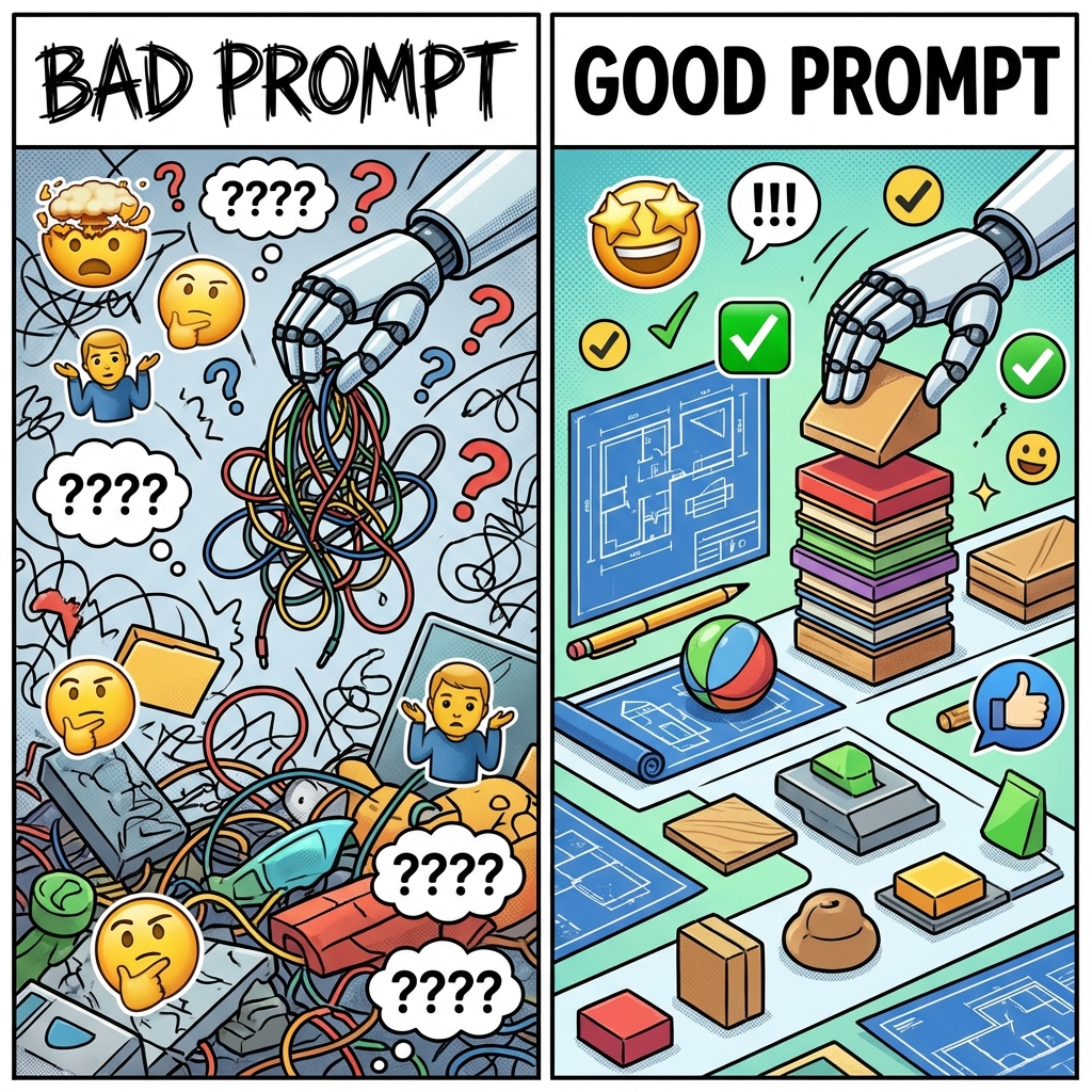 Good vs Bad Prompt